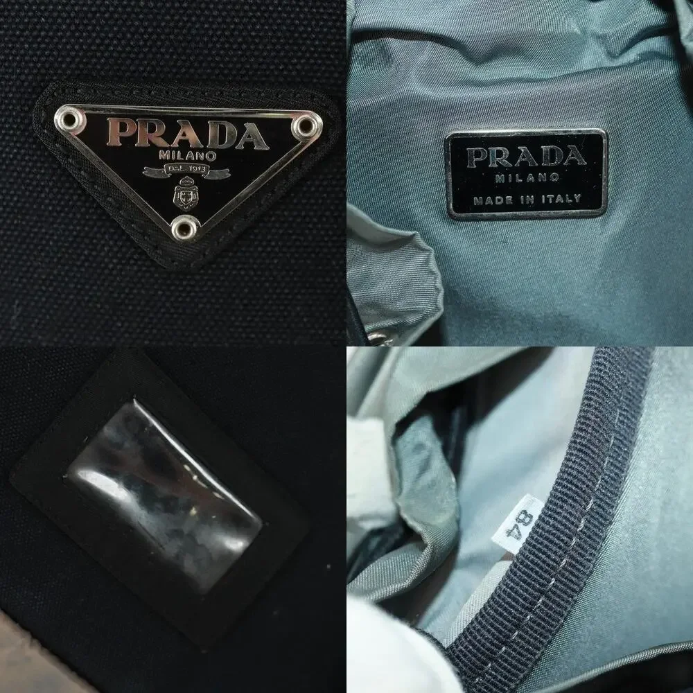 Prada Nylon Backpack Gray
